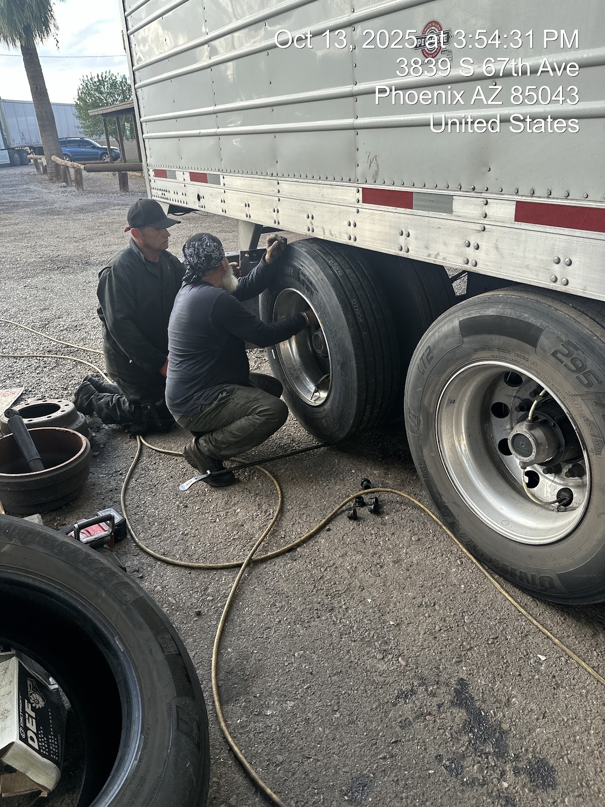 Baaz trailer tire repair